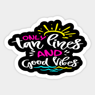 good vibes Sticker